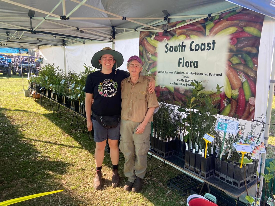 The South Coast Flora stall at a local market